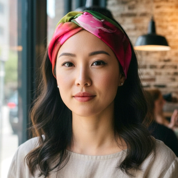 DIADEMA TURBANTE DE SEDA - Imagen 2