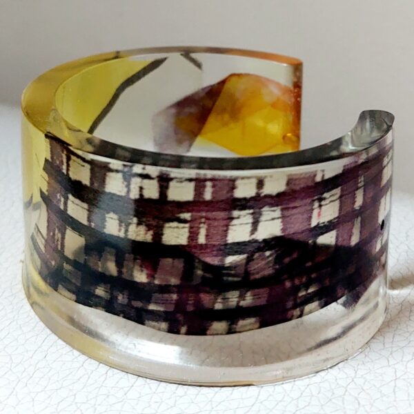 PRISMA Pulsera de Seda Cristalizada
