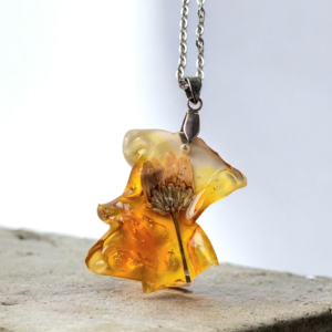 CALEIDOSCOPIO Colgante de Seda Cristalizada