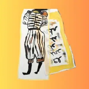 L´ARTISTE- Pañuelo de seda 180*45