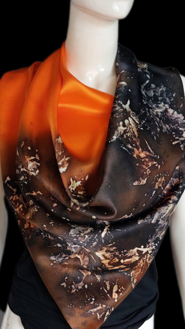 ORIS- Pañuelo de Seda 90*90. MONA Silk Square - Imagen 2
