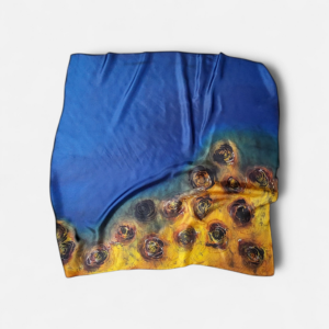 AURORA- Pañuelo de Seda 90*90. MONA Silk Square