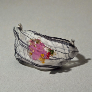 PRISMA Pulsera de Seda Cristalizada